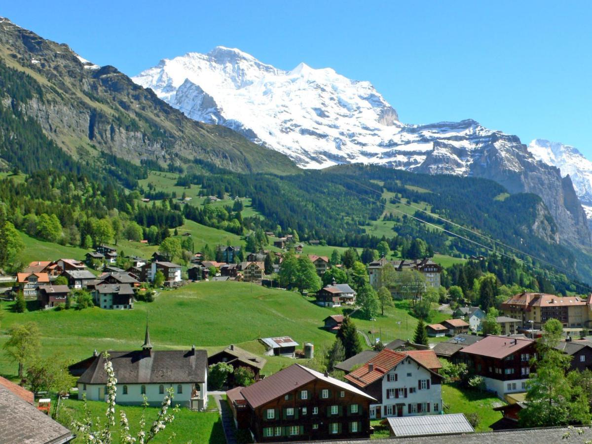 Apartment Breithorn-Residence-3 By Interhome Wengen Bagian luar foto